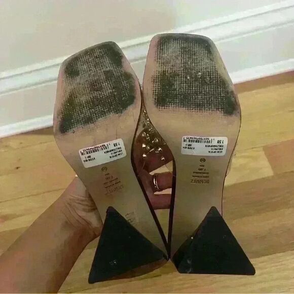 SCHUTZ Women's Lizah Crystal Sandals - Picture 4 of 6